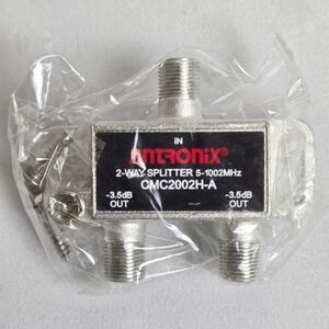 Antronix 2-Way Coaxial Cable Splitter CMC2002H-A 5-1002MHz -3.5 dB Out, New